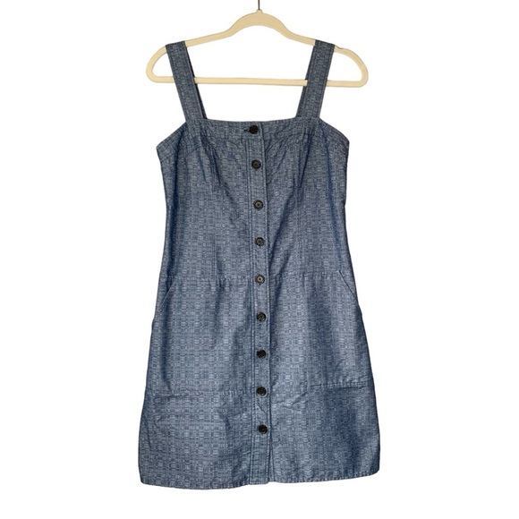 Derek Lam‎ chambray button up jumper dress. Size 4 - Picture 1 of 9